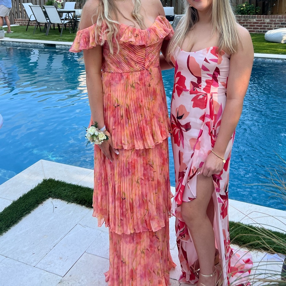 Floral Off-Shoulder Maxi Dress